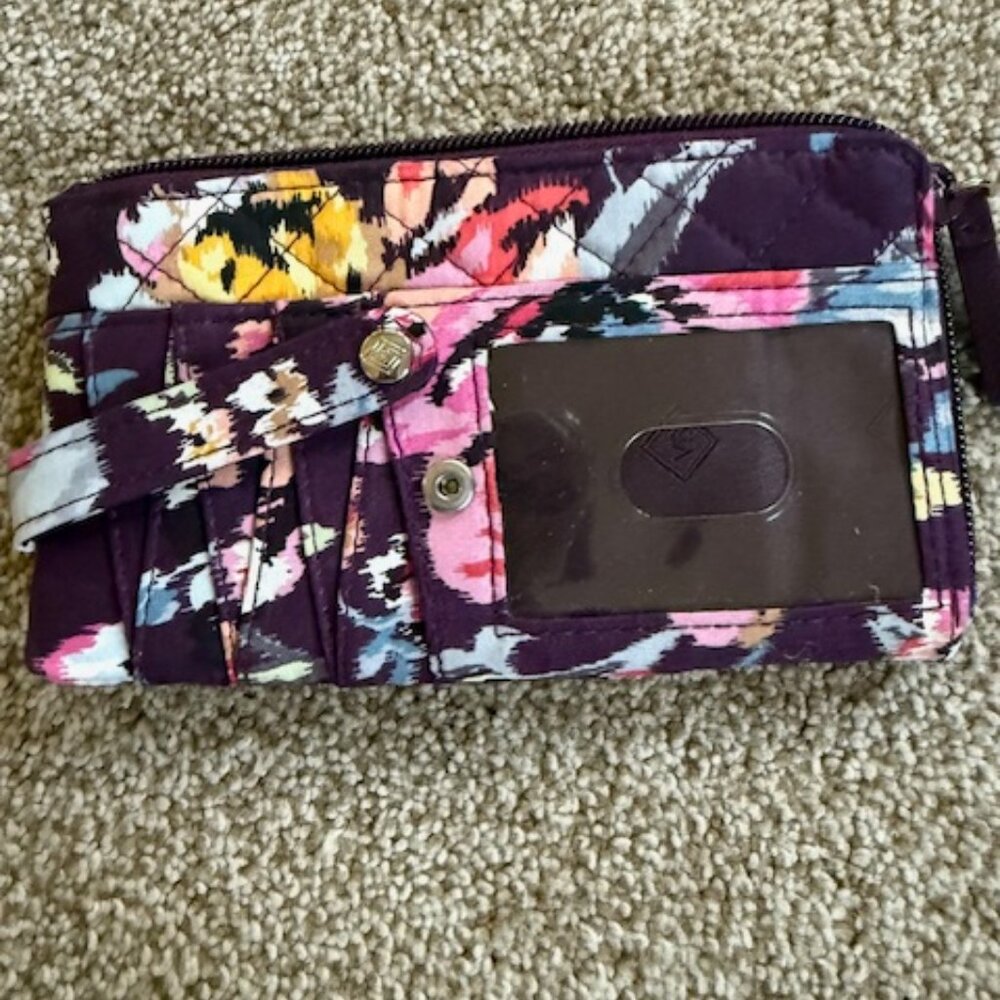 Vera Bradley Indiana Rose Carson Mini Shoulder Bag & Wallet $ Lipstick case - Picture 5 of 7